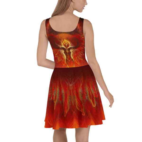 Priestess of the Fire Tribe Skater Dress - Image 2