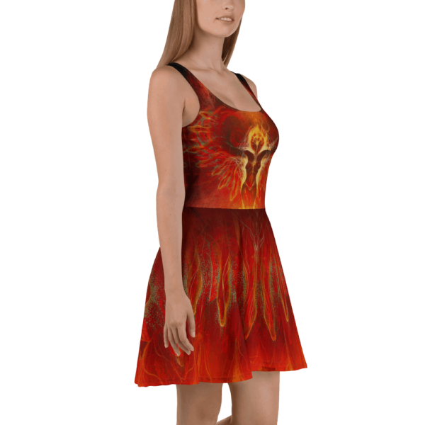 Priestess of the Fire Tribe Skater Dress - Image 5