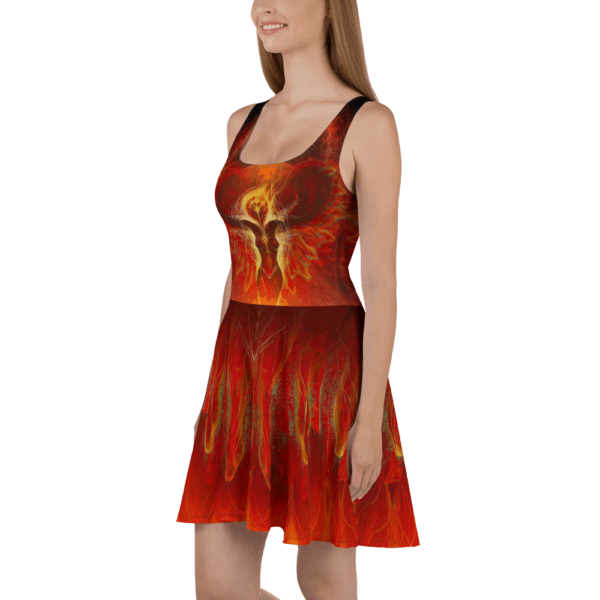 Priestess of the Fire Tribe Skater Dress - Image 4