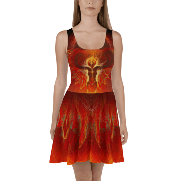 Priestess of the Fire Tribe Skater Dress