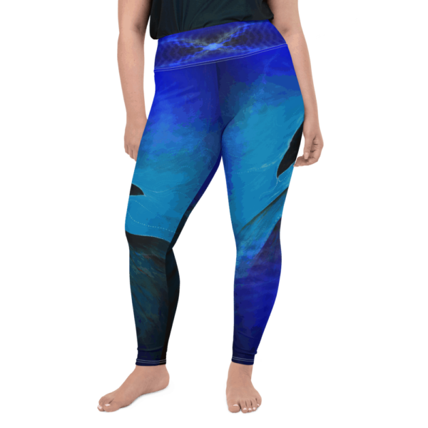 Corvus All-Over Print Plus Size Leggings