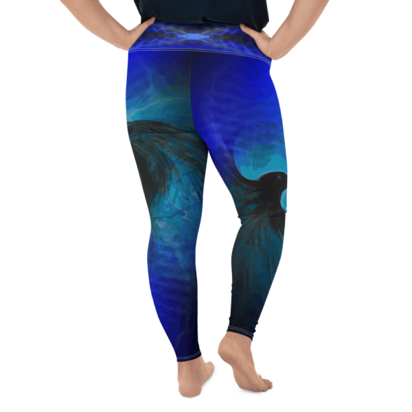 Corvus All-Over Print Plus Size Leggings - Image 2