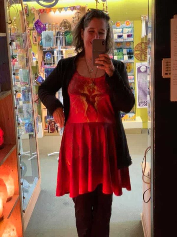 Priestess of the Fire Tribe Skater Dress - Image 3