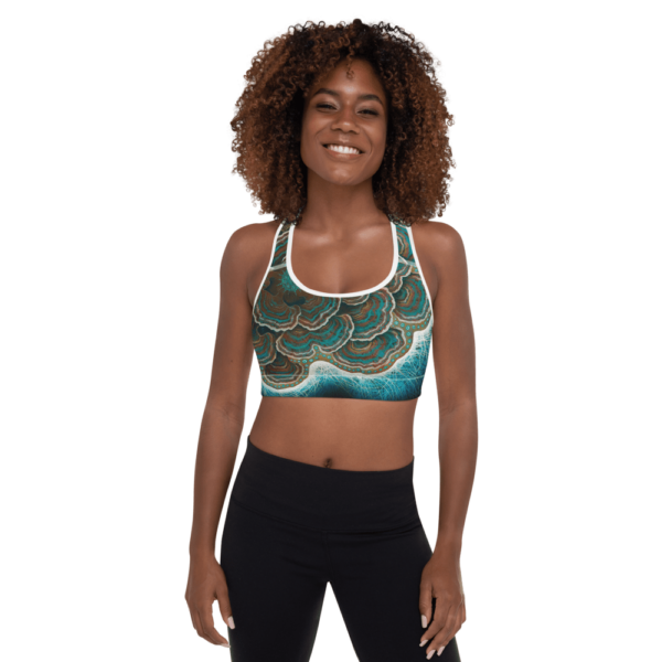 Trametes Versicolor Padded Sports Bra