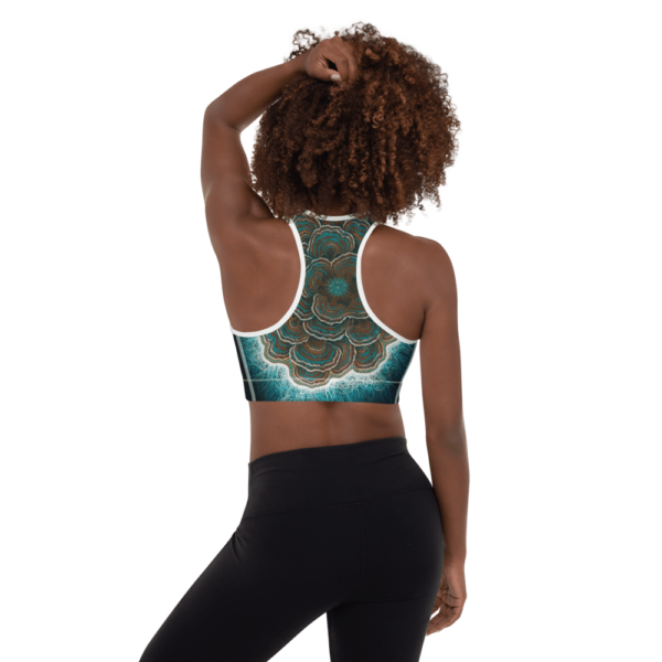 Trametes Versicolor Padded Sports Bra - Image 4