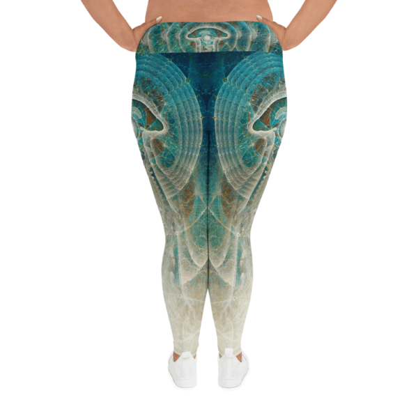 One Giant Consciousness All-Over Print Plus Size Leggings - Image 2