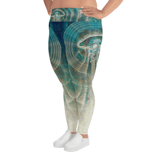 One Giant Consciousness All-Over Print Plus Size Leggings - Image 4