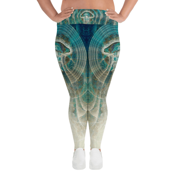 One Giant Consciousness All-Over Print Plus Size Leggings