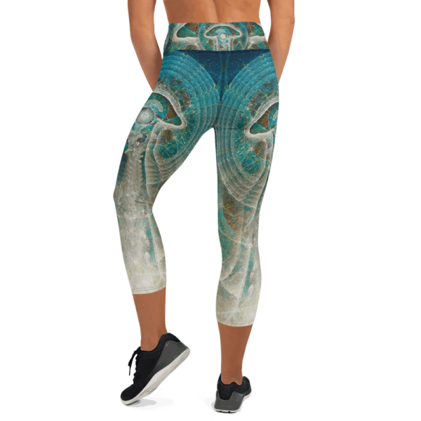 One Giant Consciousness Yoga Capri Leggings - Image 4