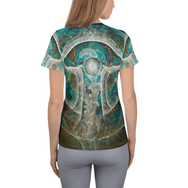 One Giant Consciousness Women's Athletic T-shirt - Image 4