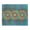 Woven in the Coils Throw Blanket