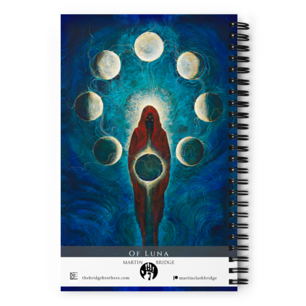 Of Luna - Spiral notebook (5.5″×8.5″) - Image 2